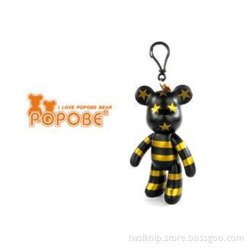 Good Promotion Products POPOBE Bear 5 Customised Key Chains
